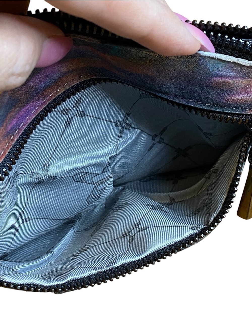 Aimee Kestenberg Oil Slick Wristlet Wallet - Picture 4 of 14